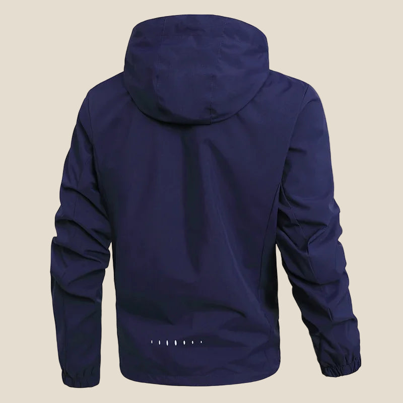 ChillGuard Men’s Casual Jacket – Windproof, Waterproof, Detachable Hood